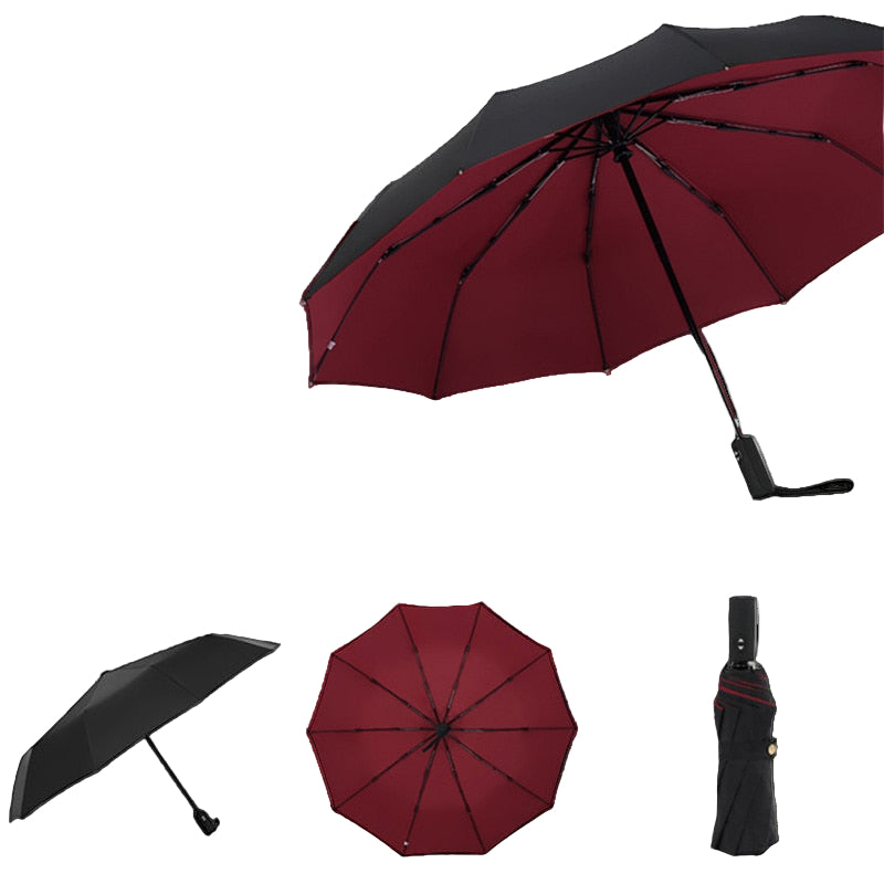 windproof storm umbrella durable compact lightweight