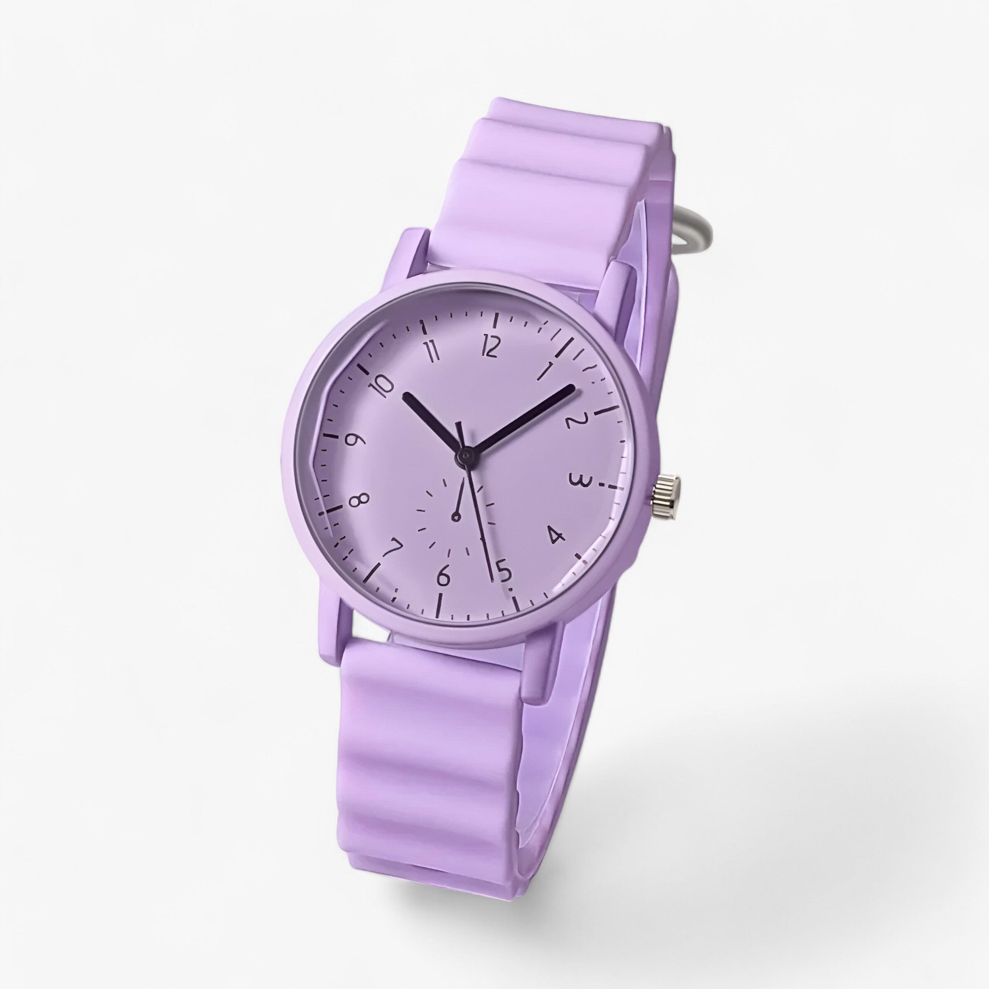 mina jelly colourful quartz watch elegant silicone strap