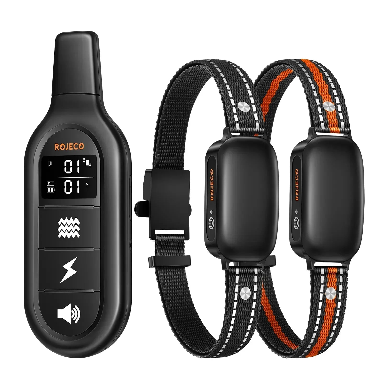 protrain rechargeable waterproof dog training collar remote