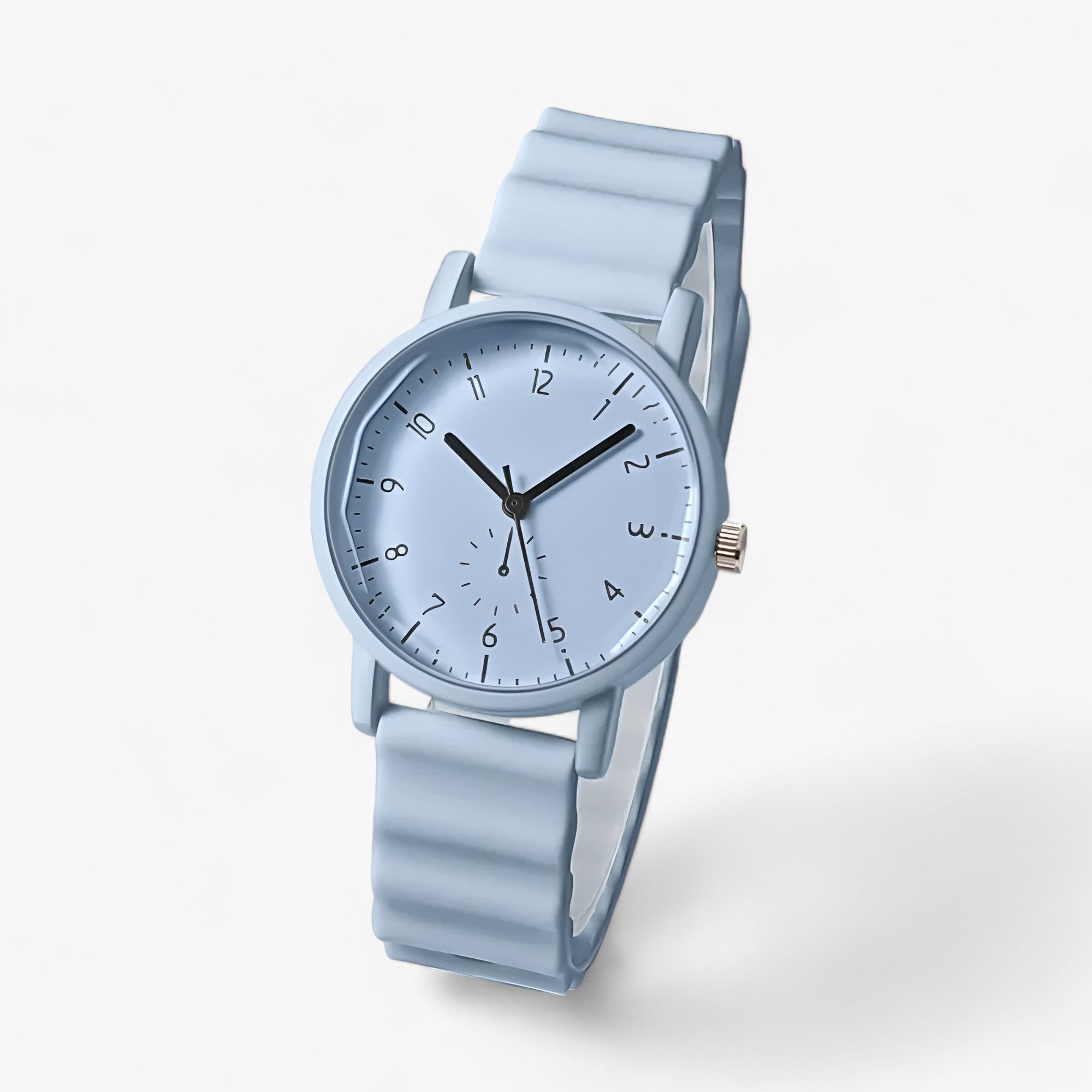 mina jelly colourful quartz watch elegant silicone strap