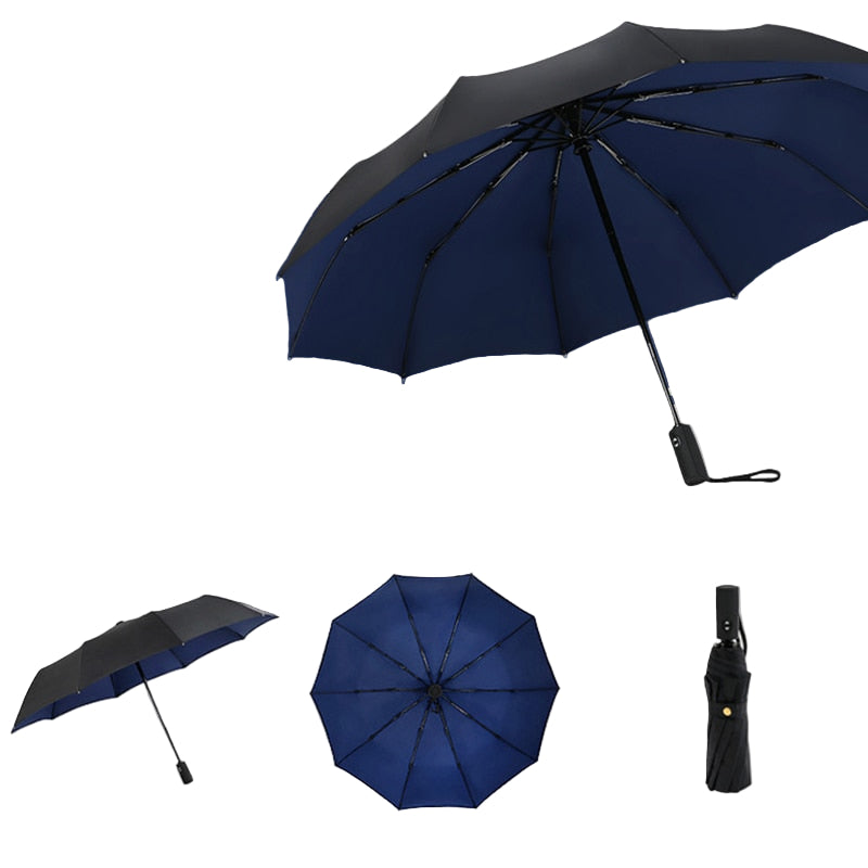 windproof storm umbrella durable compact lightweight