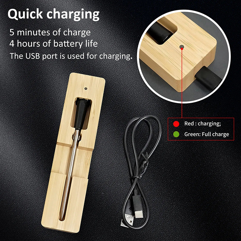 wireless meat thermometer perfect for steaks bbq fish turkey