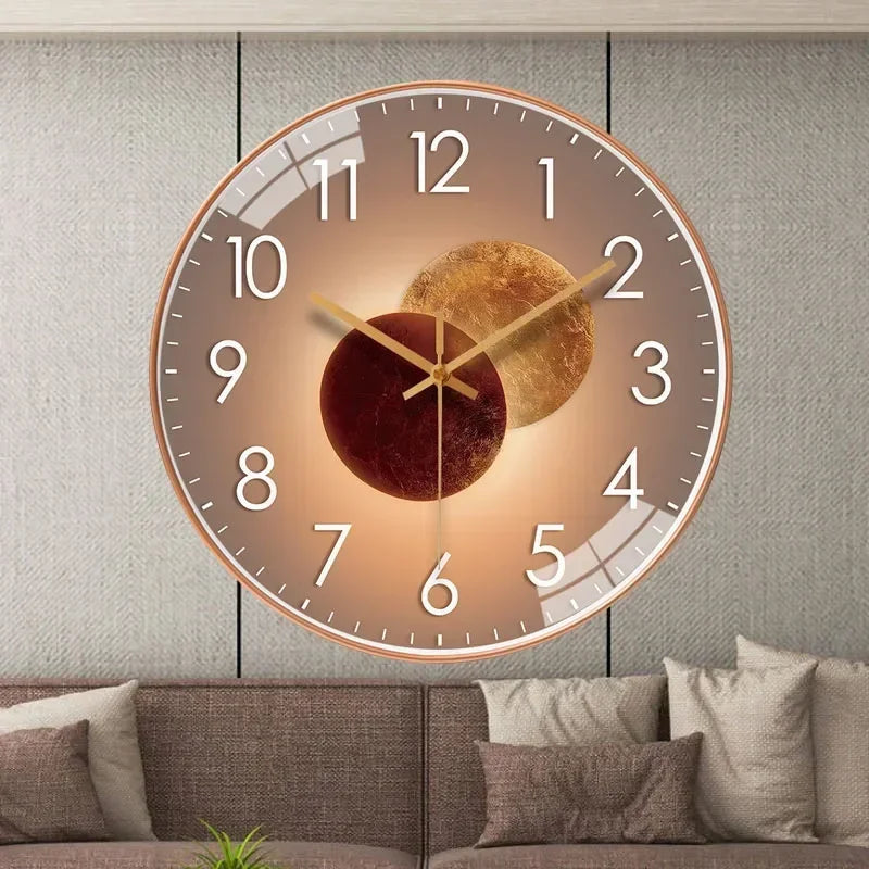 silent classic wall clock non ticking elegant timepiece