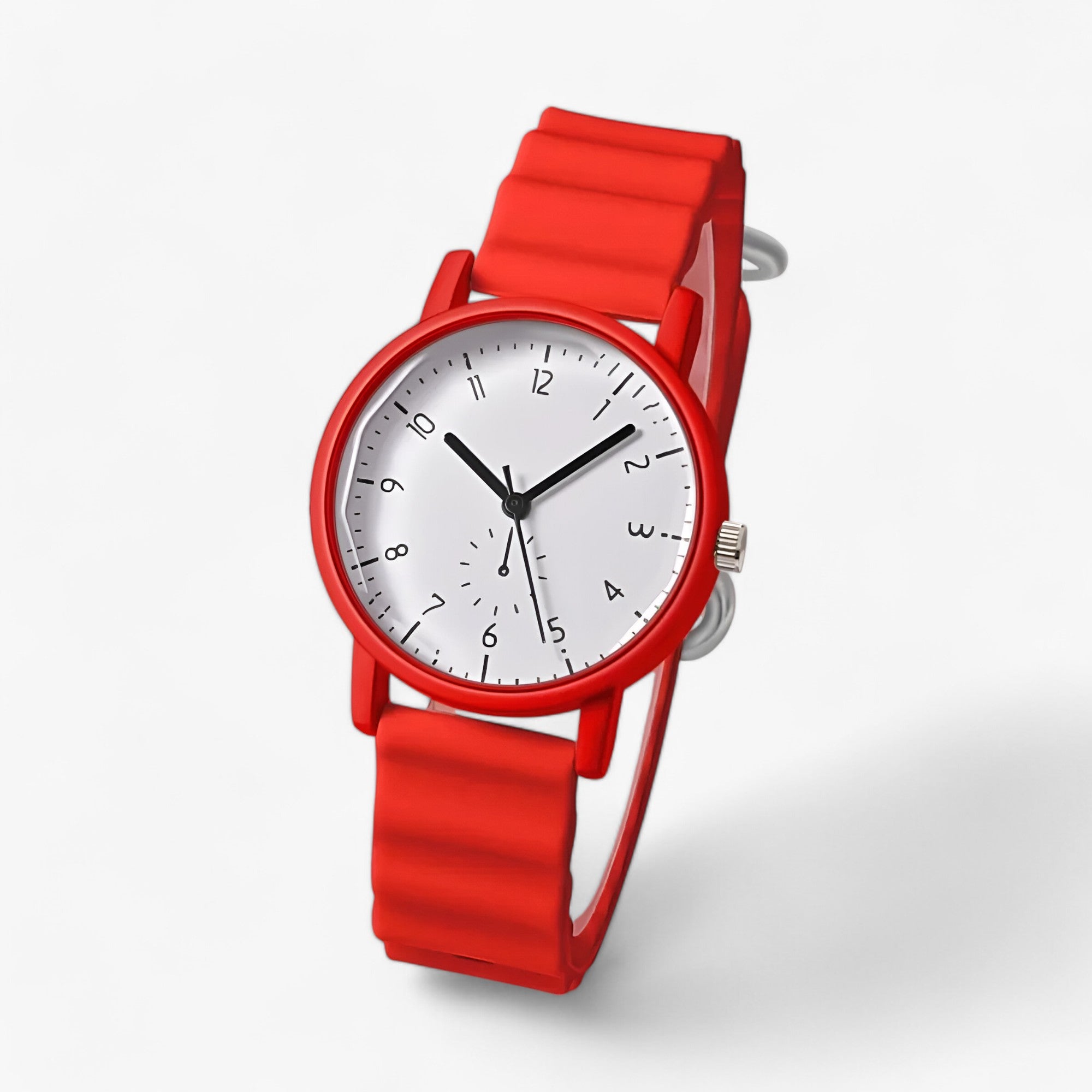 mina jelly colourful quartz watch elegant silicone strap