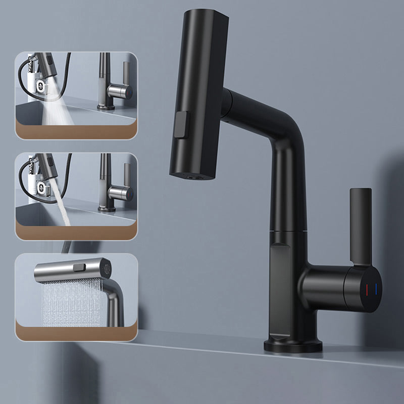 watermaster flexible led faucet 360 swivel pull out hose 5 spray optio