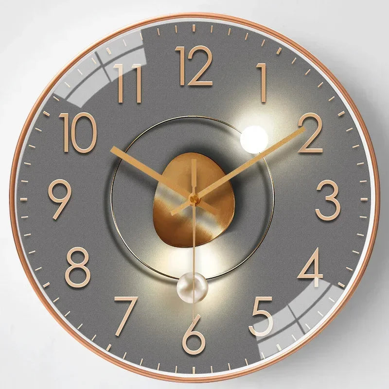 silent classic wall clock non ticking elegant timepiece