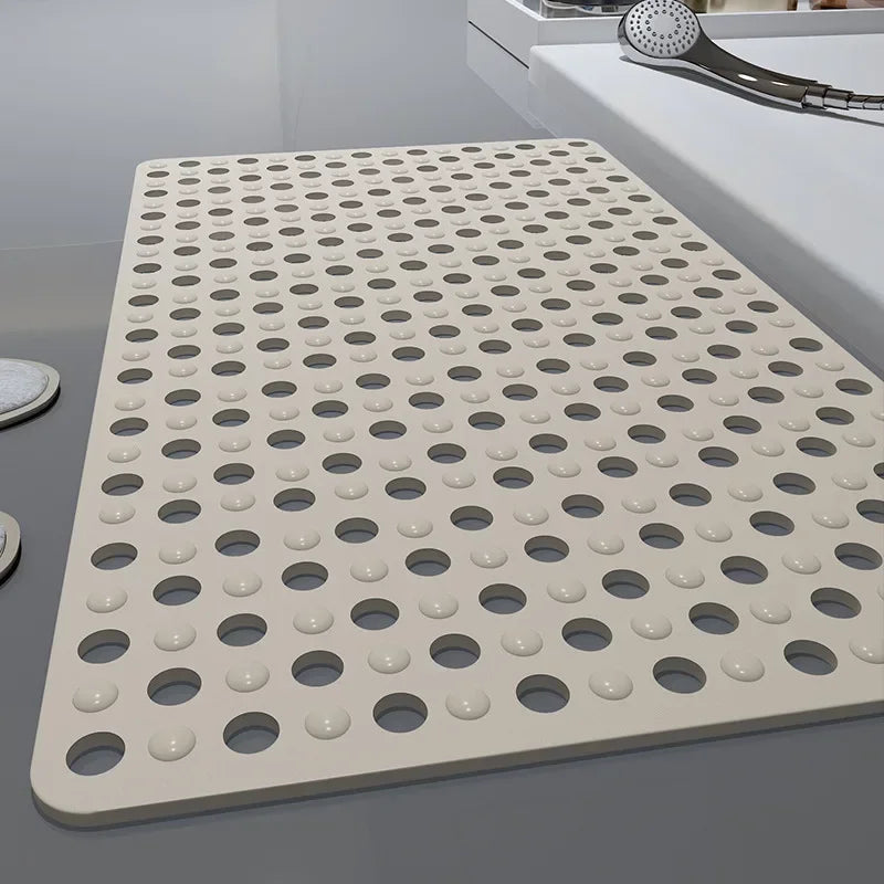 aquaguard non slip shower mat anti skid grip quick drainage
