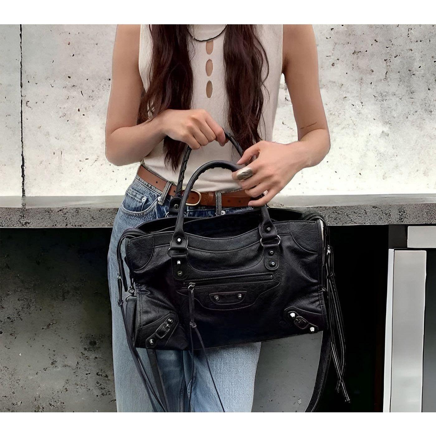 salome classic large capacity shoulder bag for women