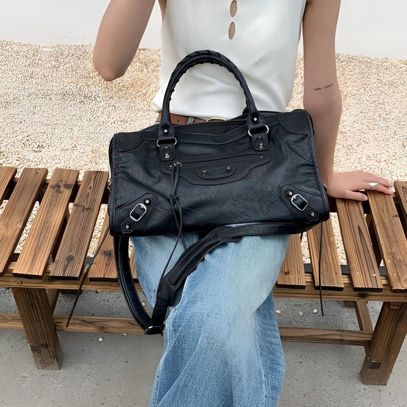 salome classic large capacity shoulder bag for women