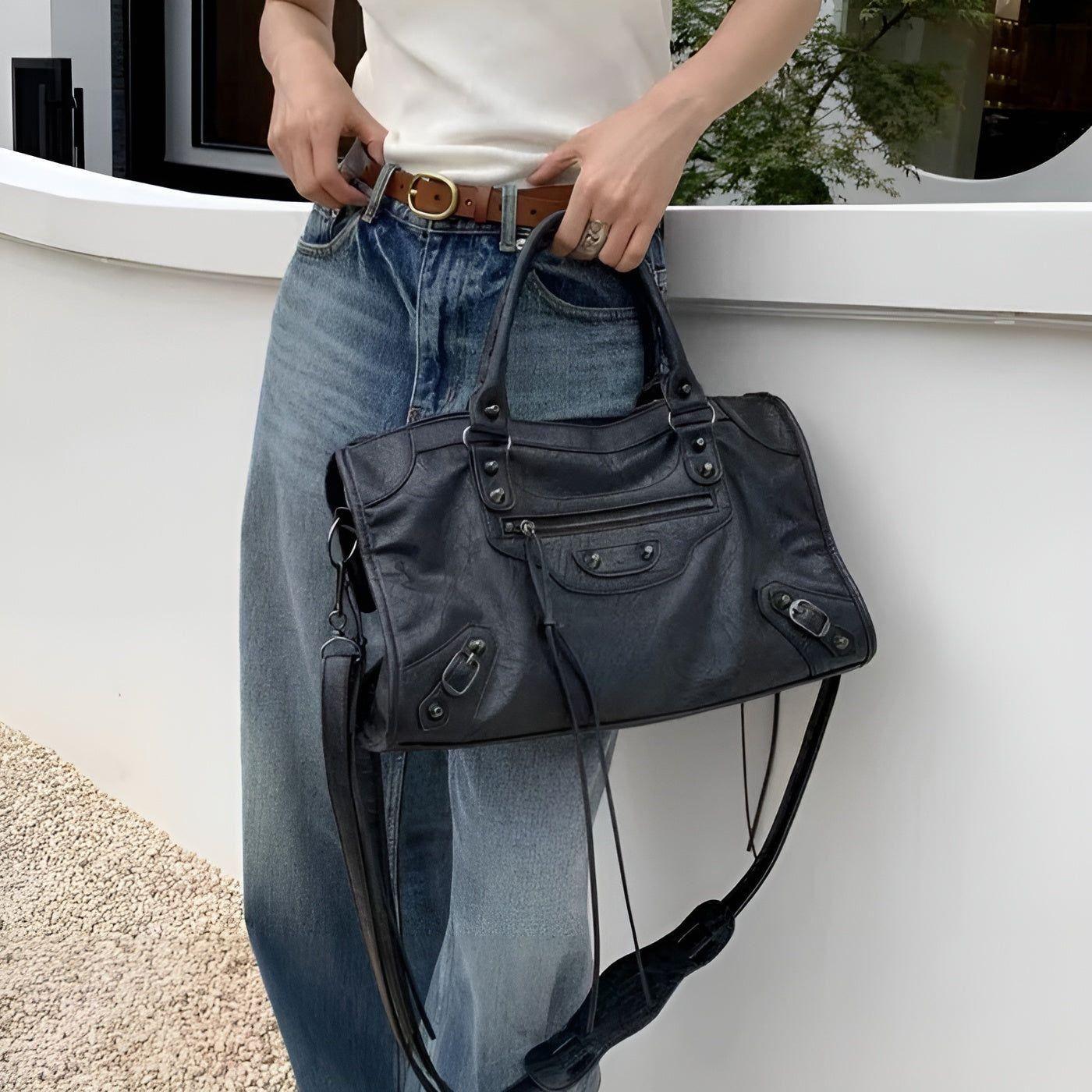 salome classic large capacity shoulder bag for women