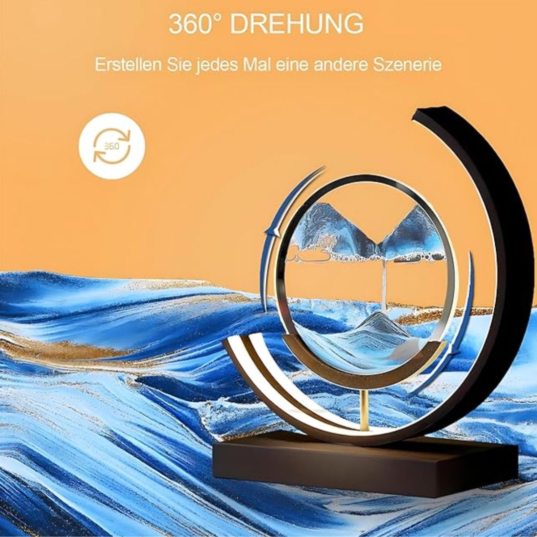 deep sea sand art serene home decor