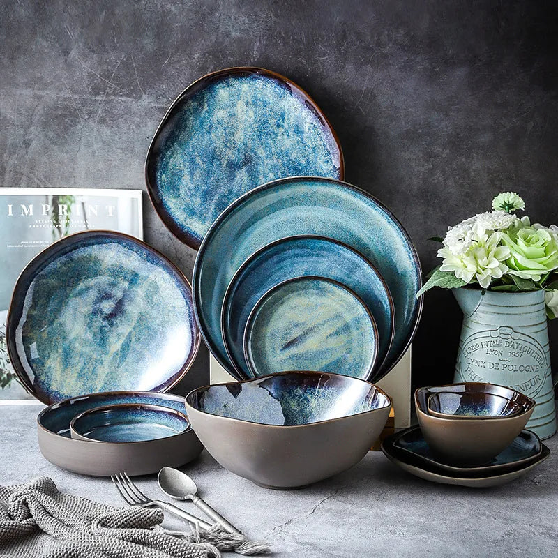 ocean breeze 11 piece coastal dinnerware set