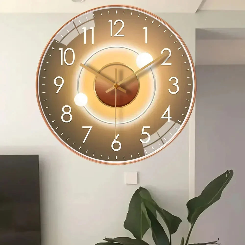 silent classic wall clock non ticking elegant timepiece