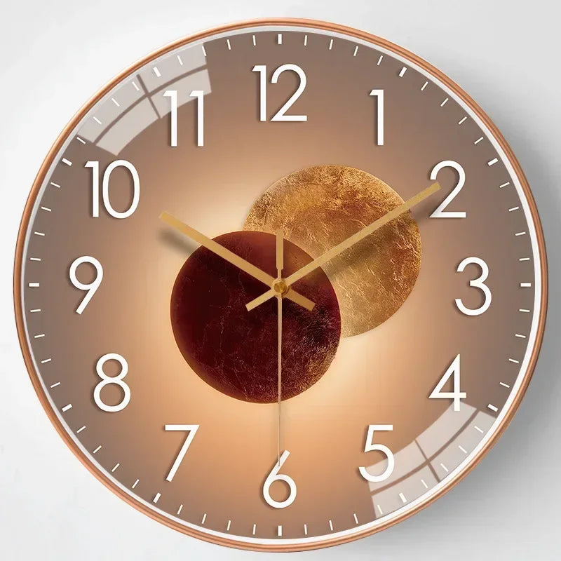 silent classic wall clock non ticking elegant timepiece