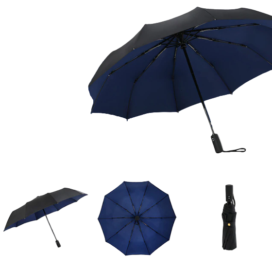 windproof storm umbrella durable compact lightweight