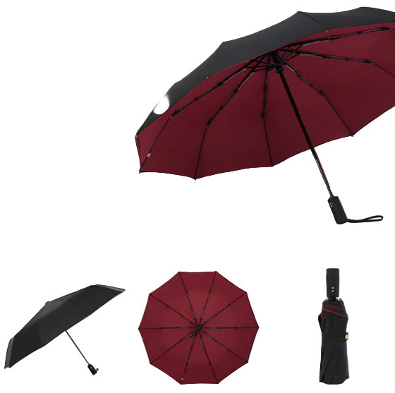 windproof storm umbrella durable compact lightweight