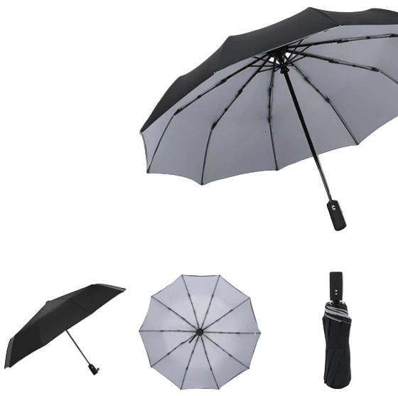 windproof storm umbrella durable compact lightweight