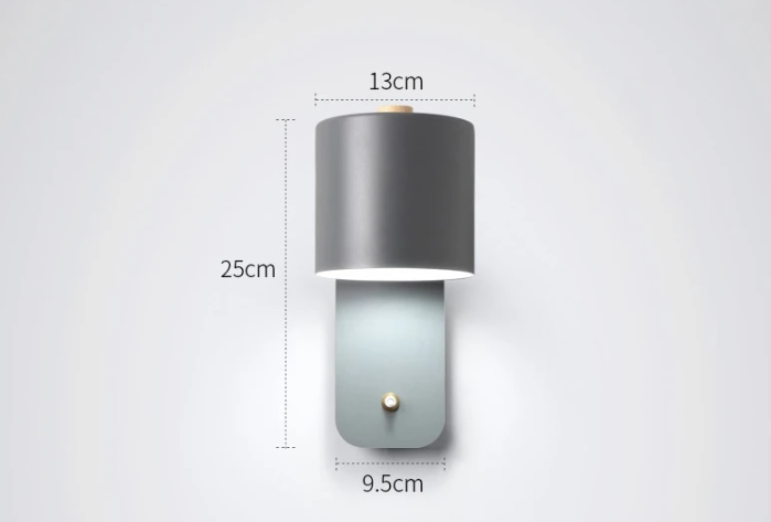 modern led wall light switch indoor sconce home decor