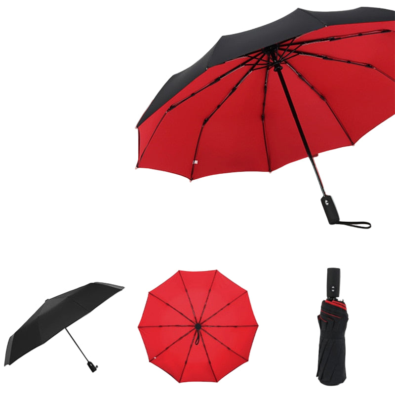 windproof storm umbrella durable compact lightweight
