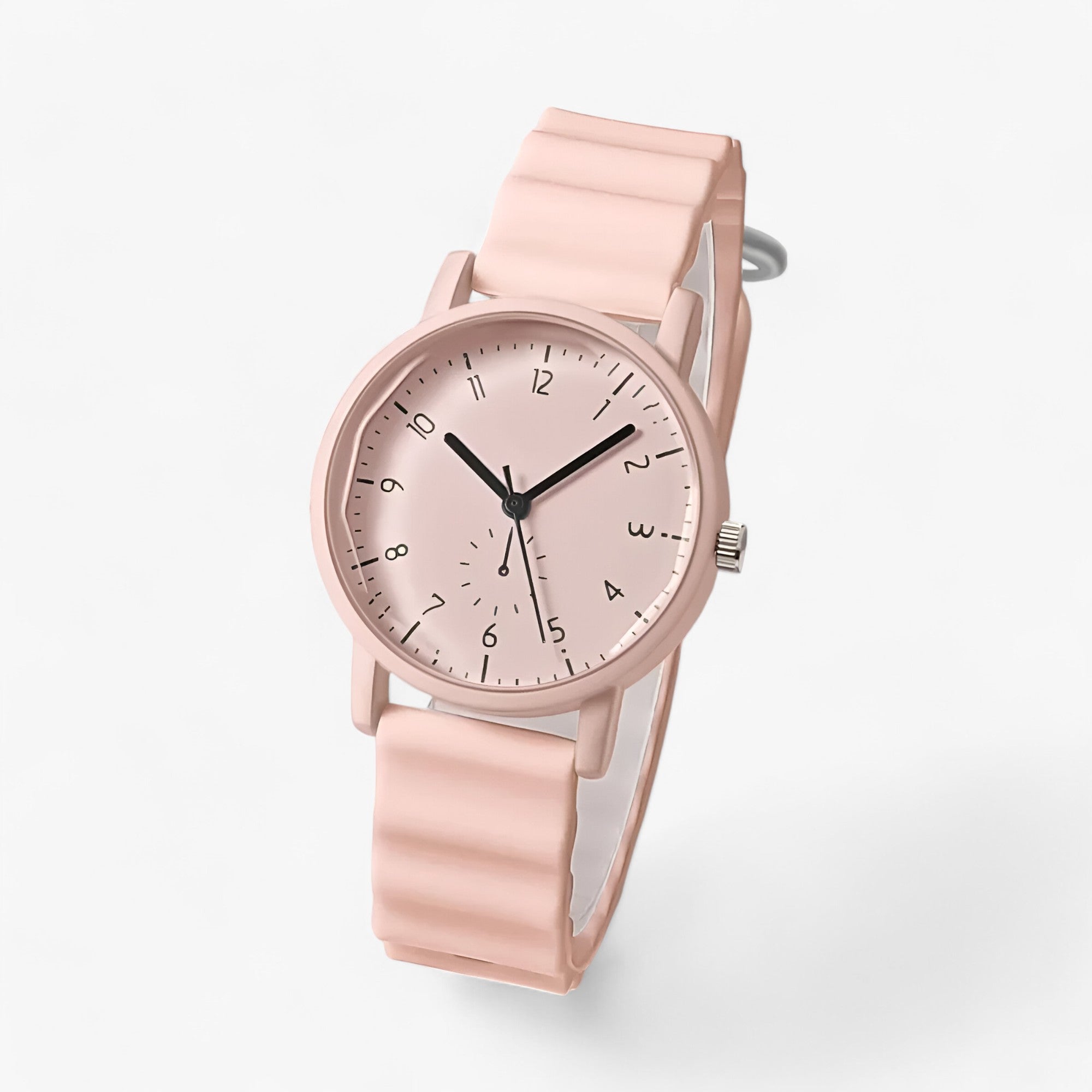 mina jelly colourful quartz watch elegant silicone strap