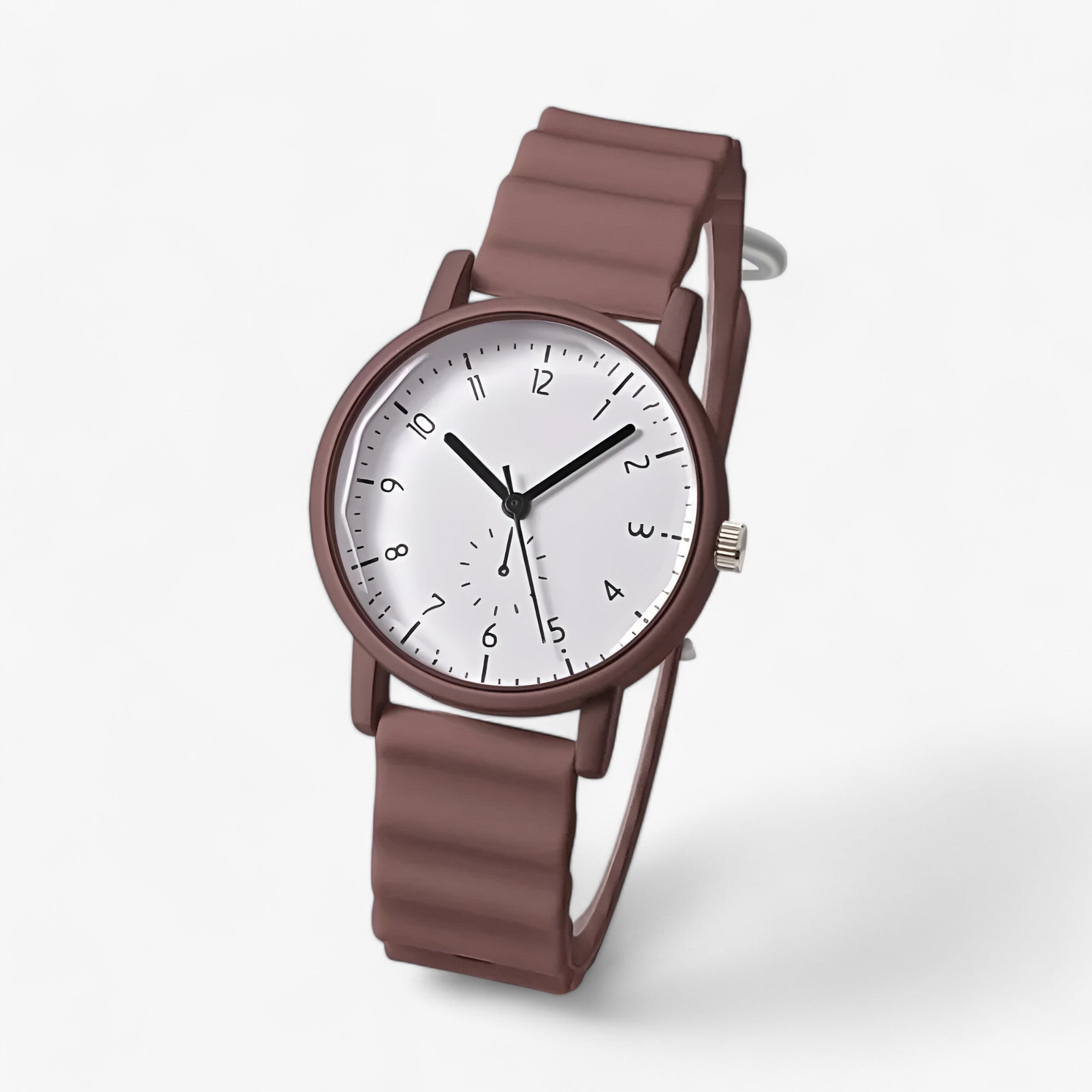 mina jelly colourful quartz watch elegant silicone strap