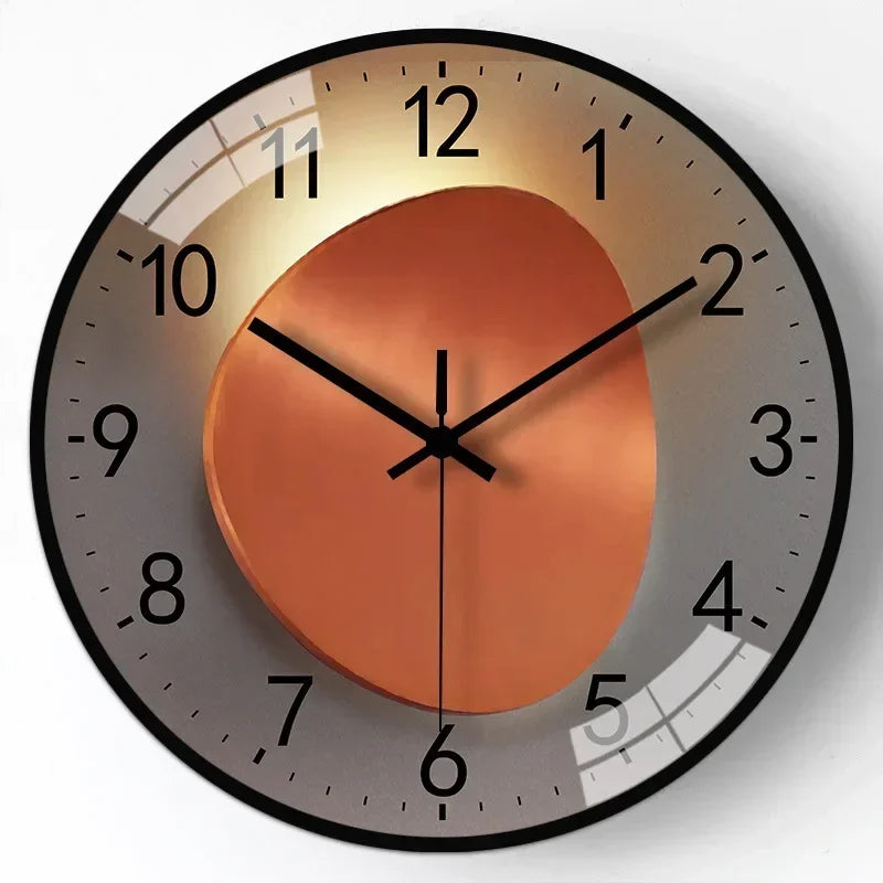 silent classic wall clock non ticking elegant timepiece