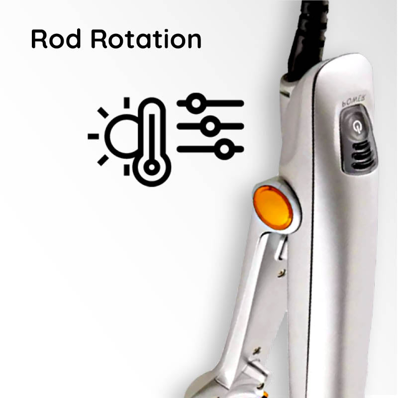 pro 3 in 1 2 way rotating curling iron hair brush