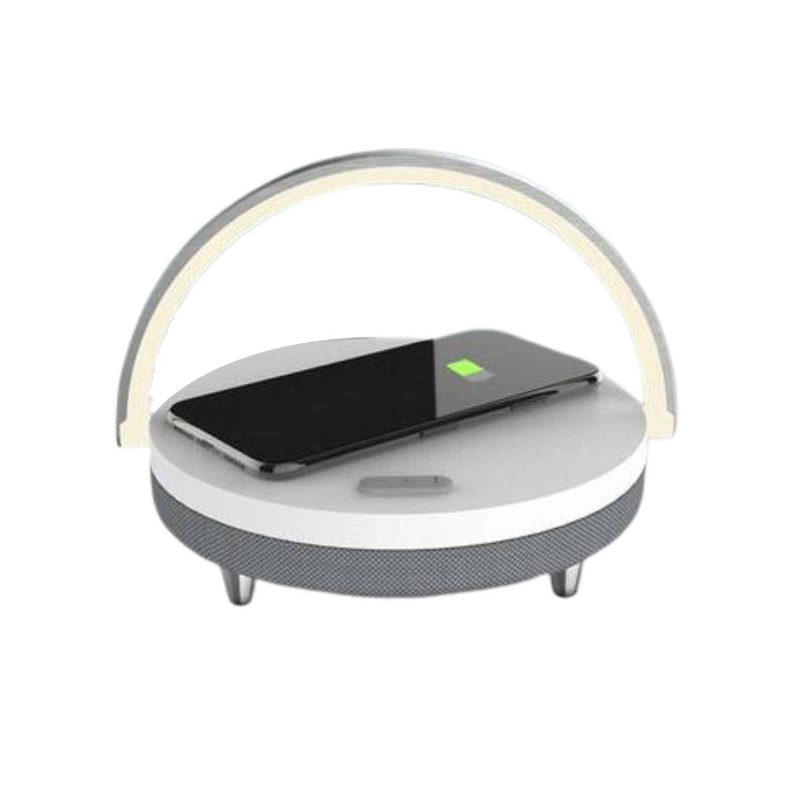 3 in 1 led lamp bluetooth speaker wireless charger smart light