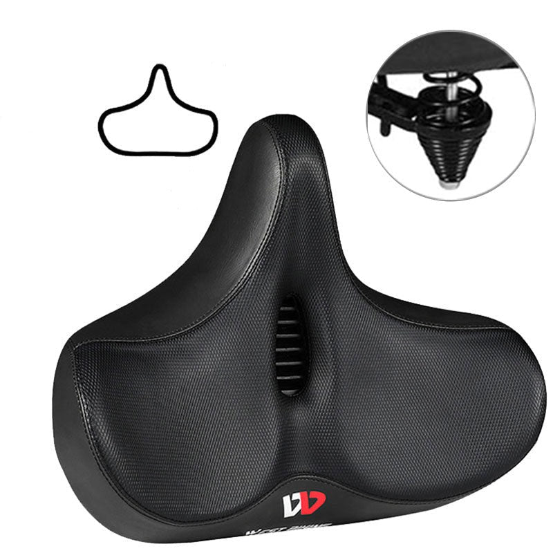 ride ease extra wide breathable comfortable bike saddle