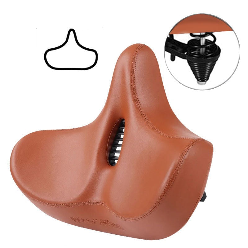 ride ease extra wide breathable comfortable bike saddle