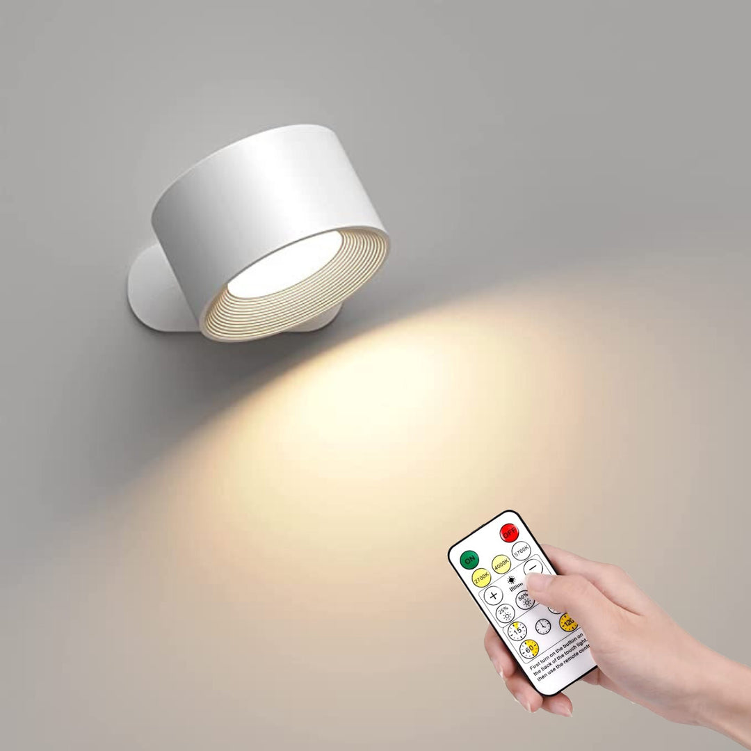 eternity glow wireless led wall light remote control timer