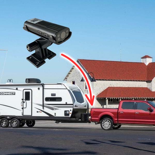 multifunctional reverse hitch guide waterproof home security camera