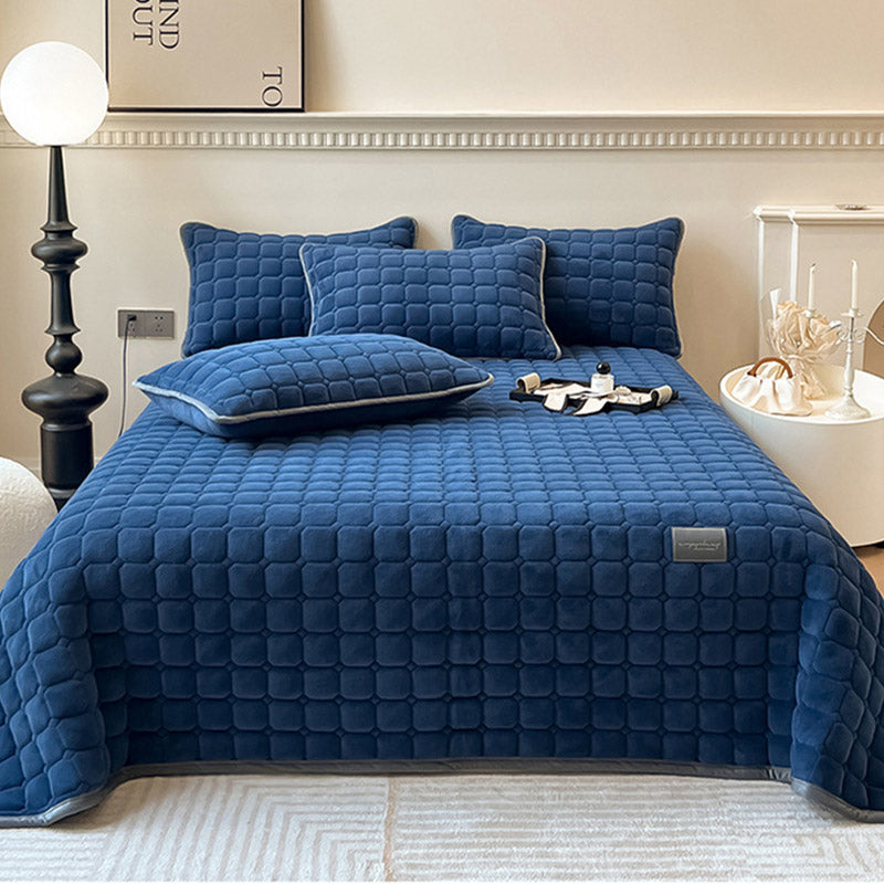 modern soft throw blanket square texture fluffy cover