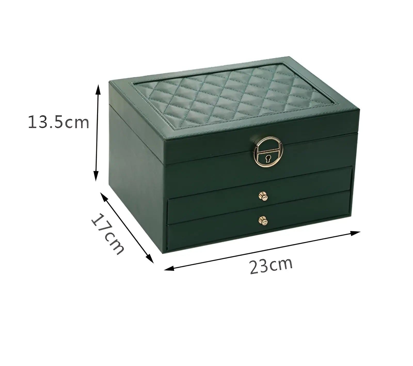 elegance box luxury multi layer jewelry organizer premium leather