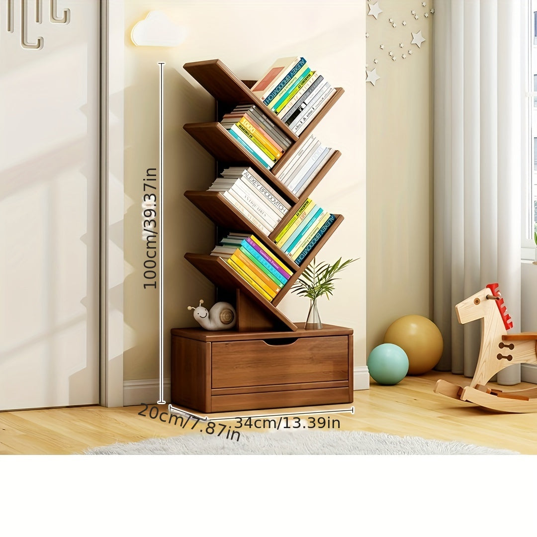 vertical bookcase space saving storage solution
