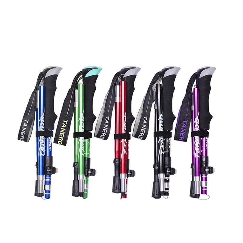 adjustable lightweight telescopic hiking poles durable trekking sticks