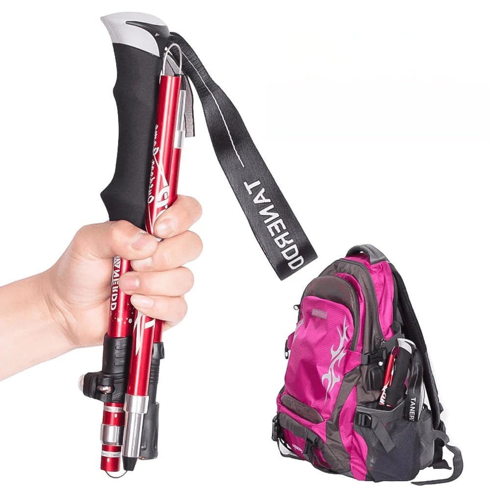 adjustable lightweight telescopic hiking poles durable trekking sticks