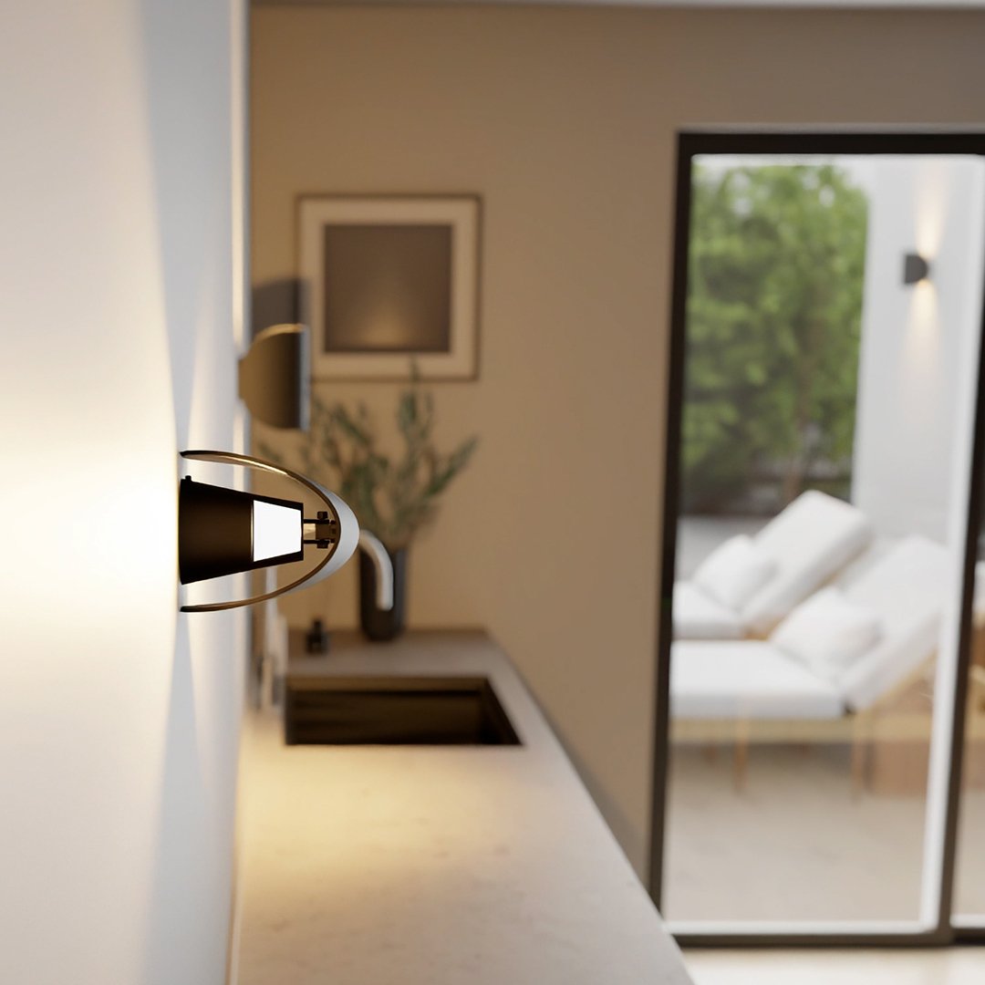 adjustable led wall light modern rotatable indoor lighting