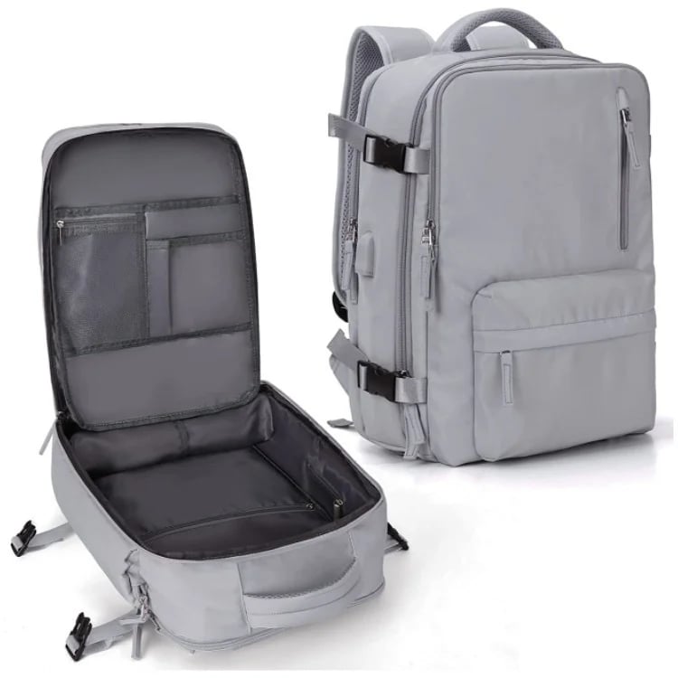 womens large waterproof travel backpack hiking rucksack usb charging