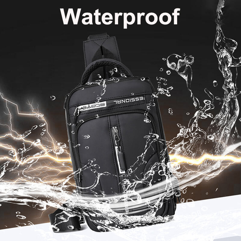 waterproof oxford crossbody bag anti theft usb charging multi pocket