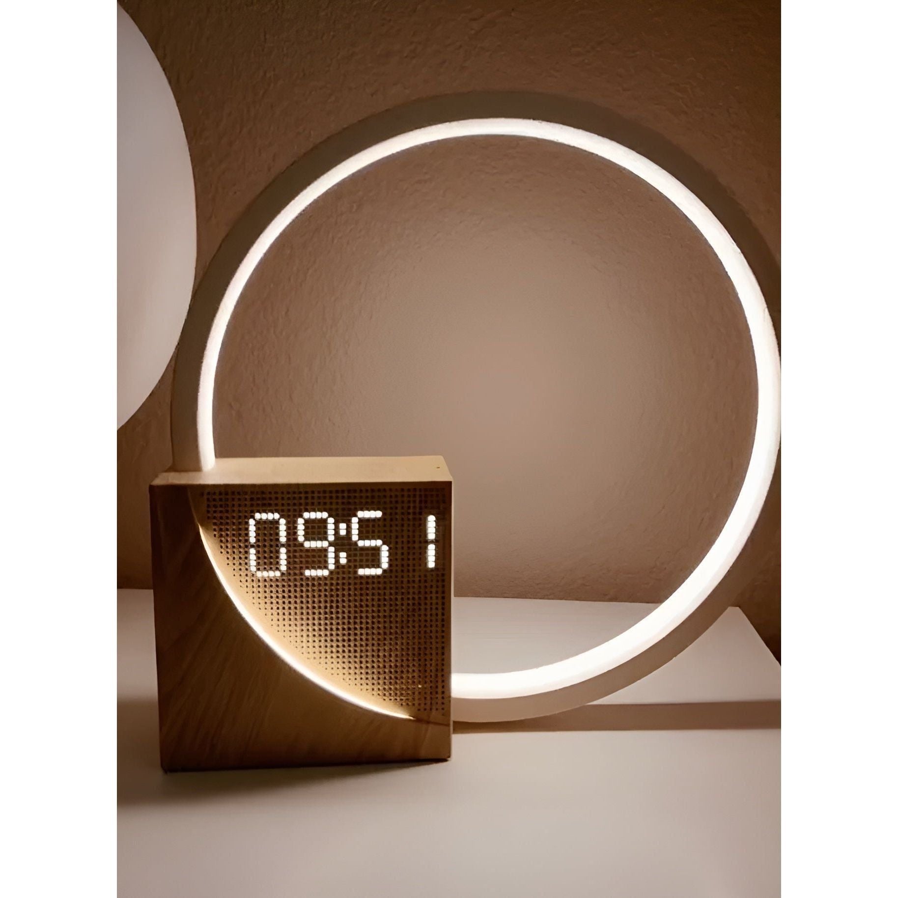 smart snooze sunrise alarm clock touch lamp soothing sounds