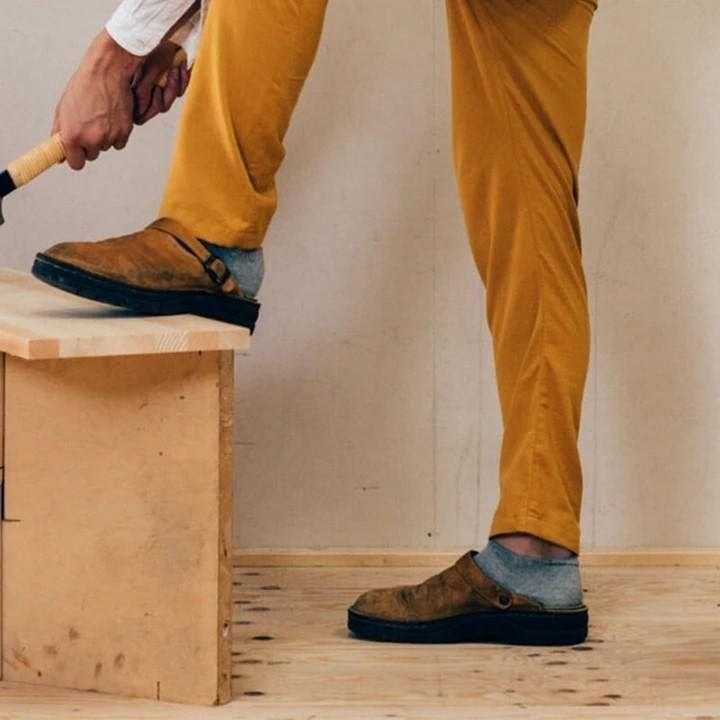 berken leather slippers for men