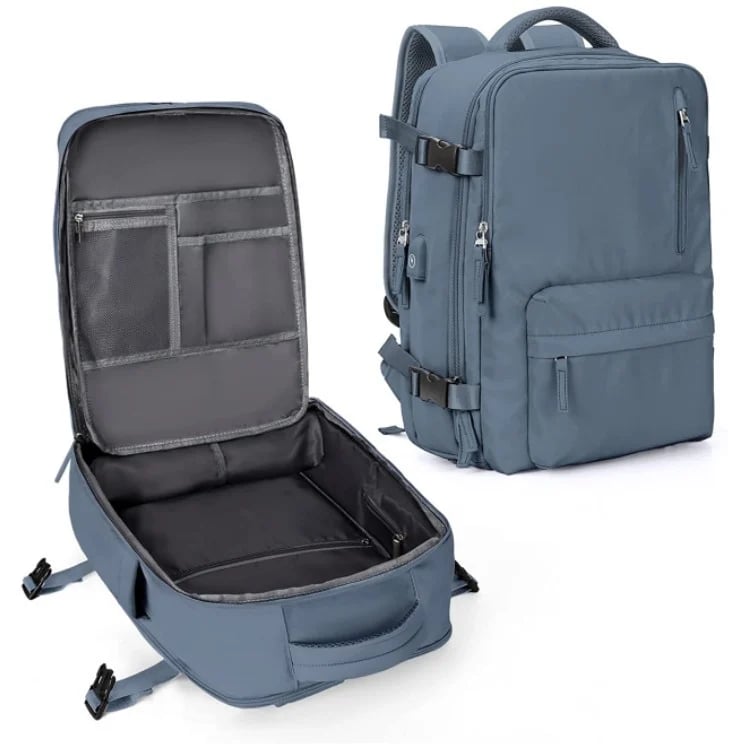 womens large waterproof travel backpack hiking rucksack usb charging