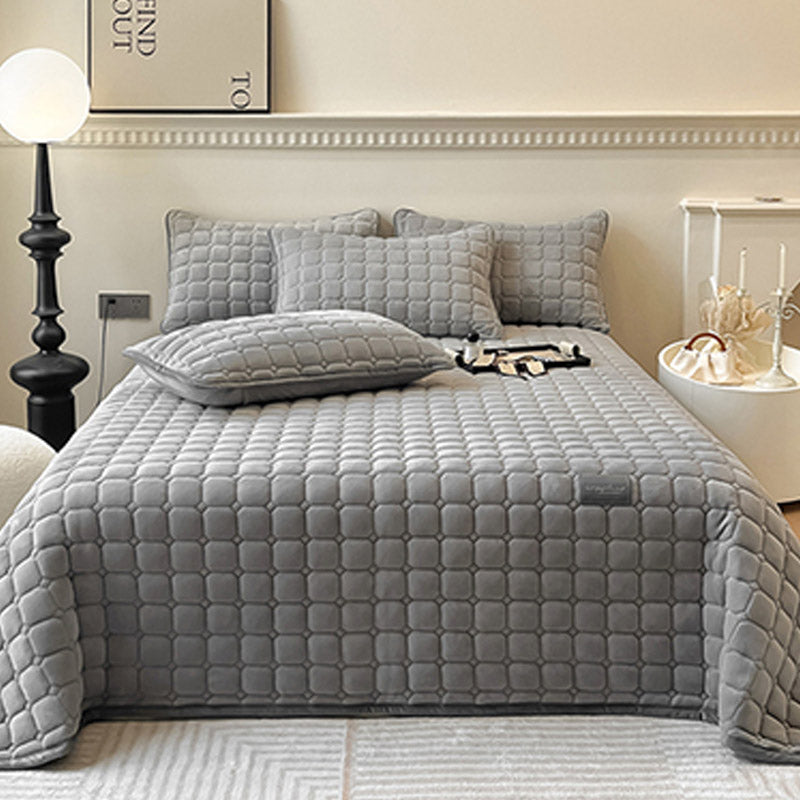 modern soft throw blanket square texture fluffy cover