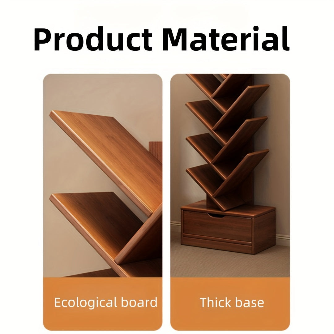 vertical bookcase space saving storage solution