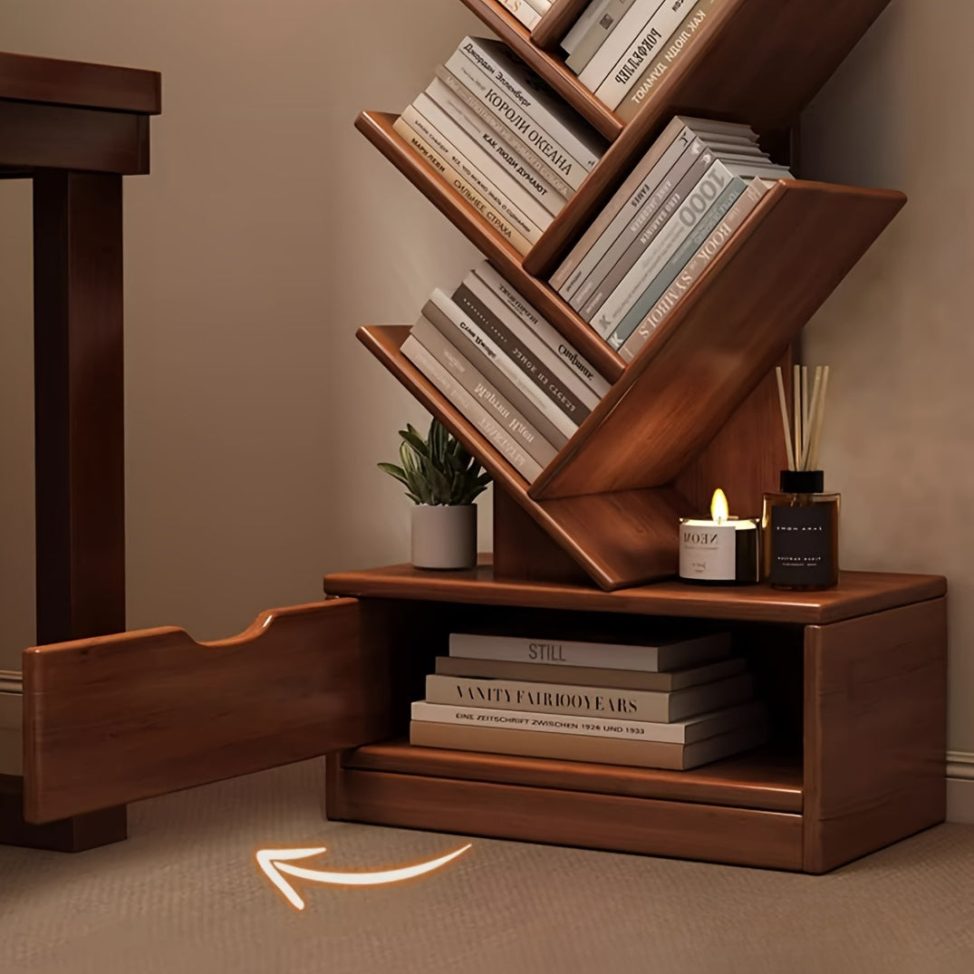 vertical bookcase space saving storage solution