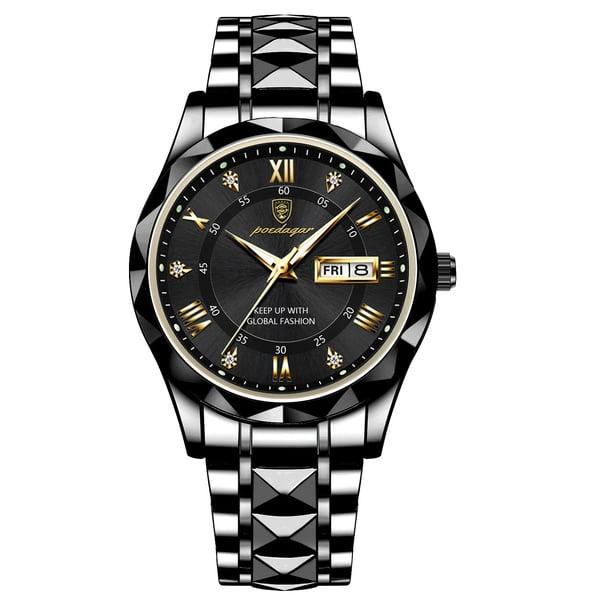 waterproof luxury mens watch top brand luminous feature