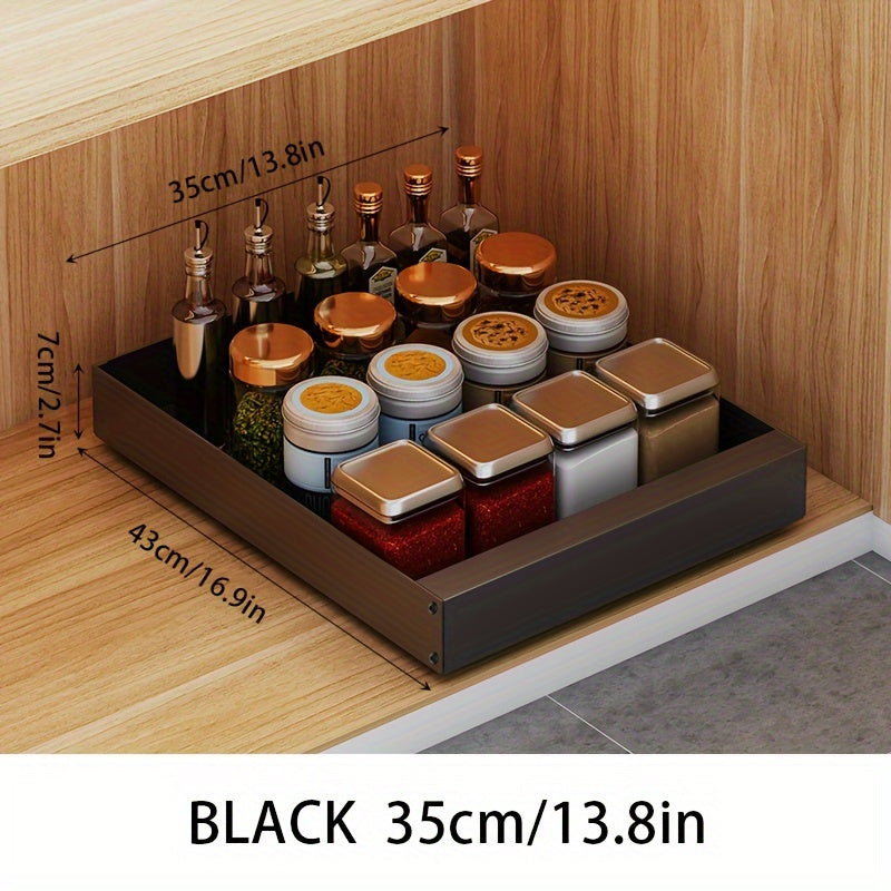 lina pull out kitchen cabinet organizer space saving pantry rack