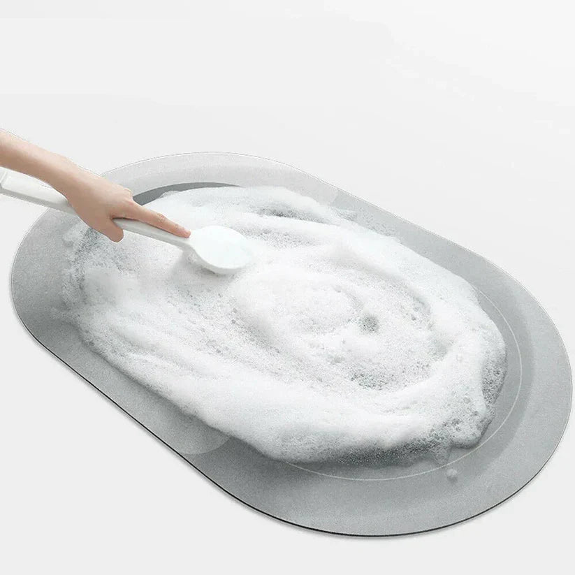 rapid dry non slip floor mat safety guide