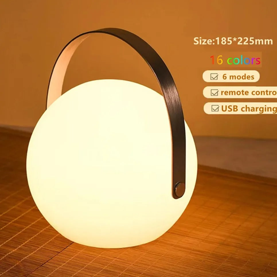 portable waterproof cordless table lamp remote control